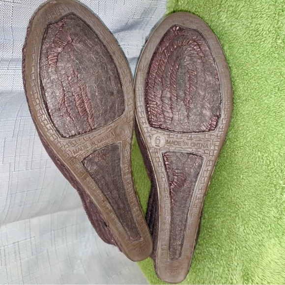 Talbots Brown Woven Wedge "Mandalay" size 6 - Picture 7 of 10